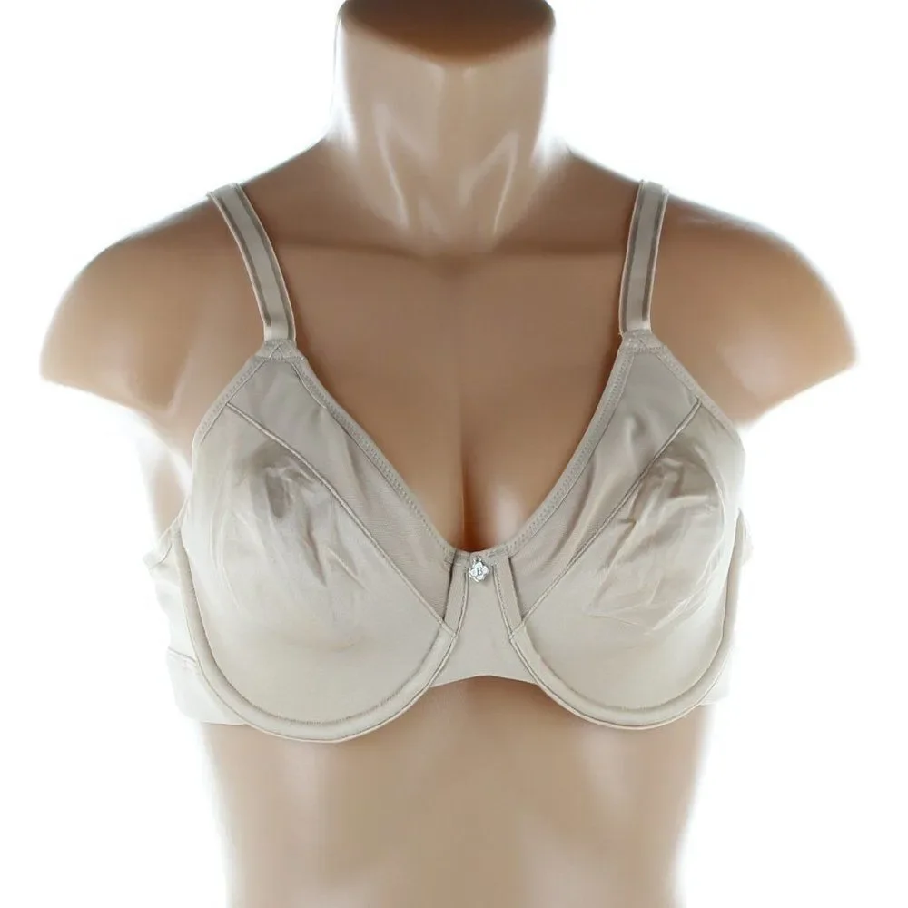 Breezies Classic Beige Underwire Full Coverage Unlined Bra - 38 B - Picture 10 of 10